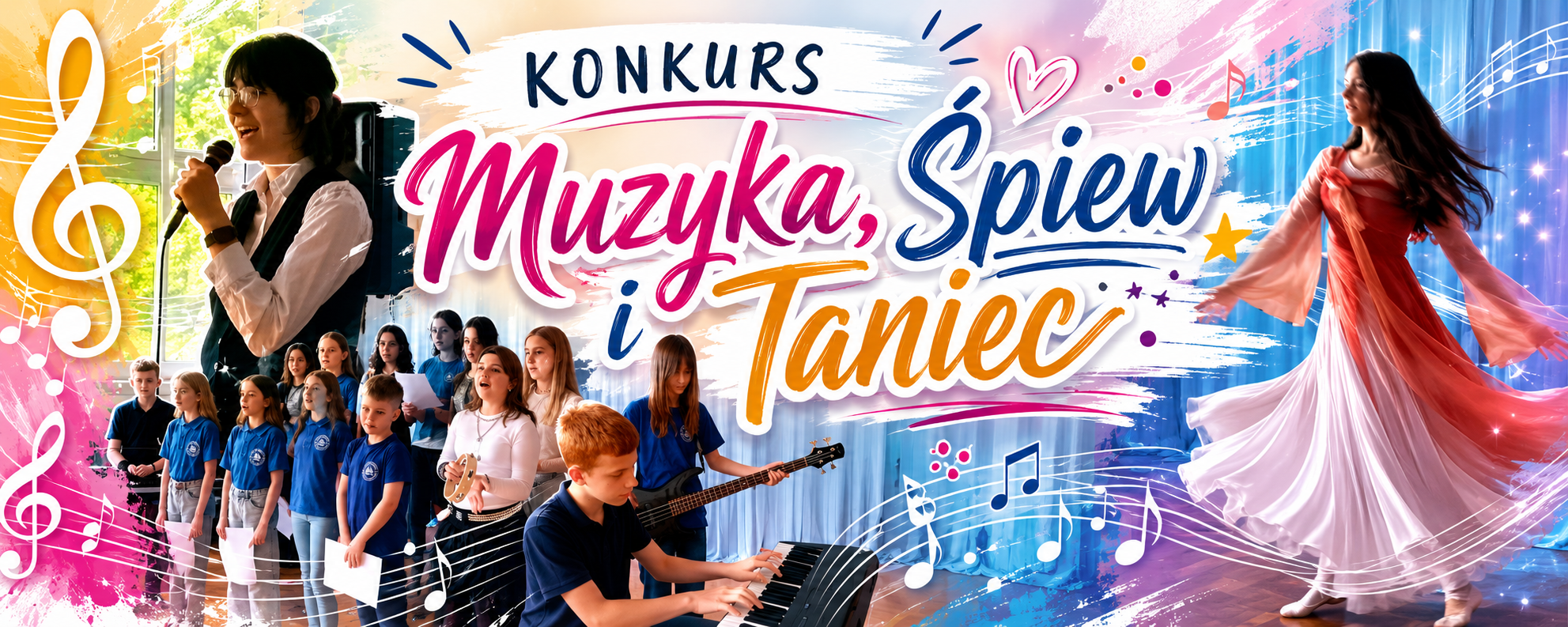 Baner zawierający zdjęcia z konkursu